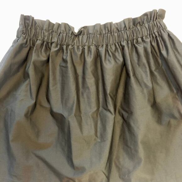 Zara Woman Gray Paperbag Mini Skirt Pull-On Elastic Waist Casual Skirt Size XS - Picture 2 of 7